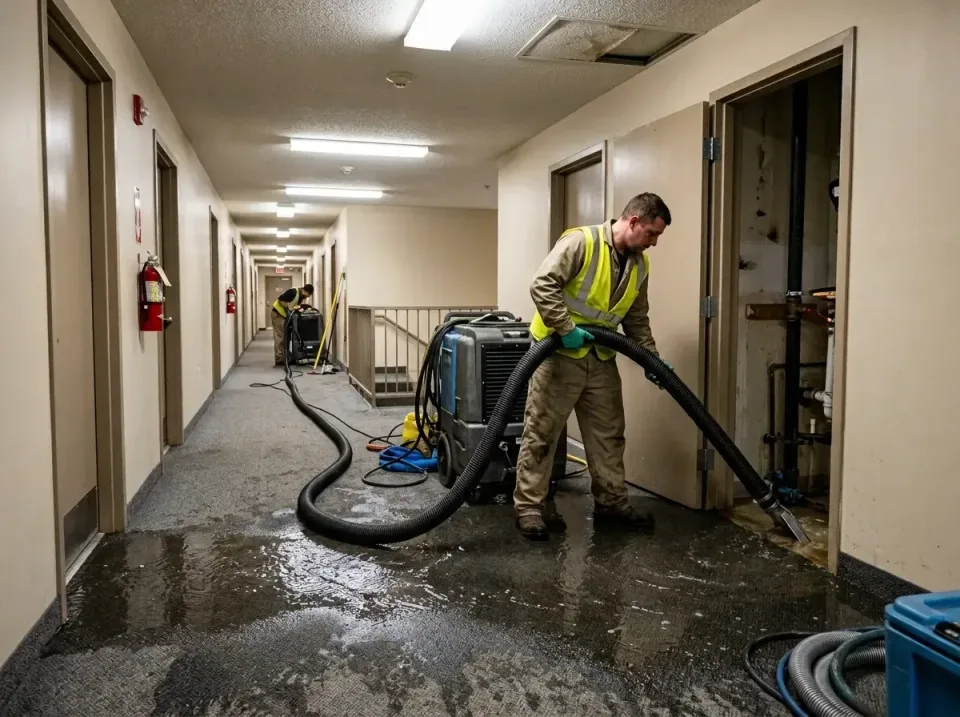 multi-unit-apartment-hallway-f-005 — frequently asked questions, Emergency Burst Pipe Water Extraction & Removal in Primera,…